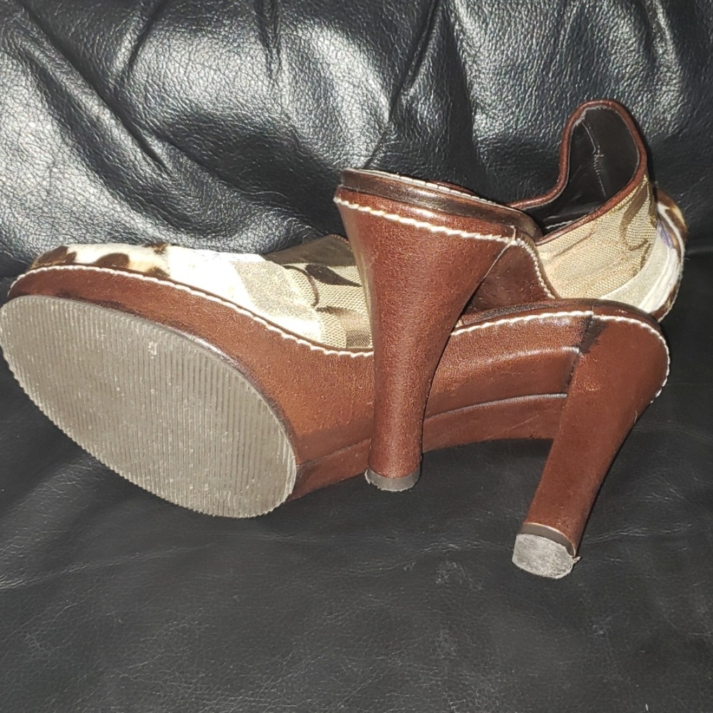 Coach Patchwork Clogs, Size 7 - image 2